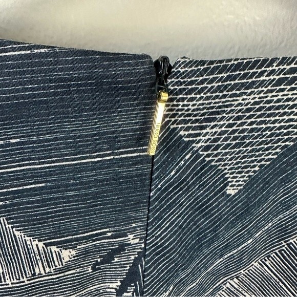 BOSS Hugo Dokysina Abstract Floral Sheath Dress Size 8 - Picture 9 of 15